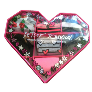 Betsey Johnson Crew Socks 7 Pairs NEW